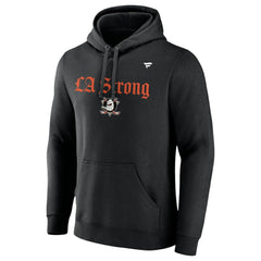 NHL Black Anaheim Ducks Fanatics Unisex LA Strong Fleece Pullover Hoodie