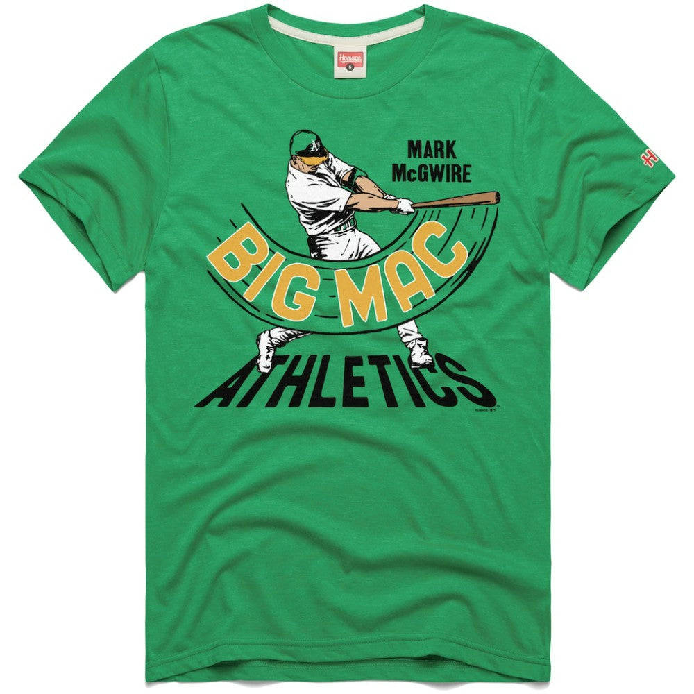 MLB Mark McGwire Athletics Homage Graphic Player T-Shirt