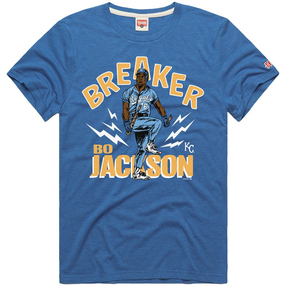 MLB Bo Jackson Kansas City Royals Homage Graphic Player T-Shirt