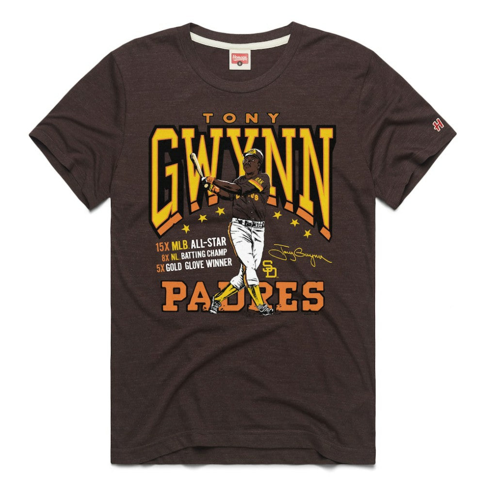 MLB Tony Gwynn San Diego Padres Homage Graphic Player T-Shirt