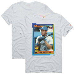 MLB Ken Griffey Jr. Seattle Mariners Homage 1990 Topps Baseball Card Player T-Shirt