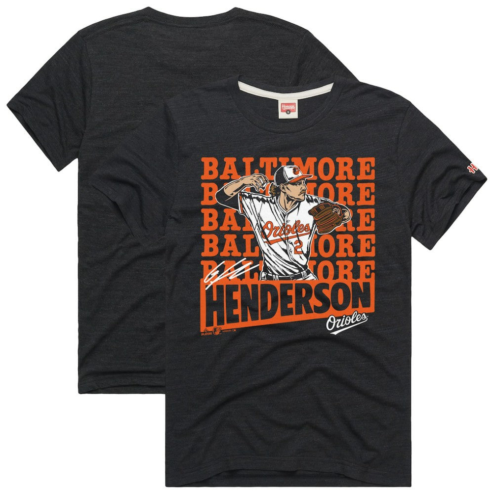 MLB Gunnar Henderson Baltimore Orioles Homage Graphic Player T-Shirt