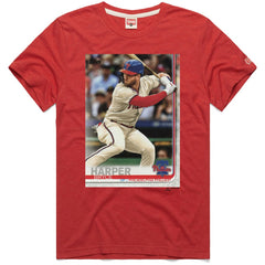 MLB Bryce Harper Philadelphia Phillies Homage 2019 Topps Baseball Card Player T-Shirt