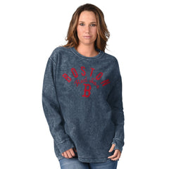 MLB Boston Red Sox G-III 4Her by Carl Banks Women's Comfy Cord Pullover Sweatshirt