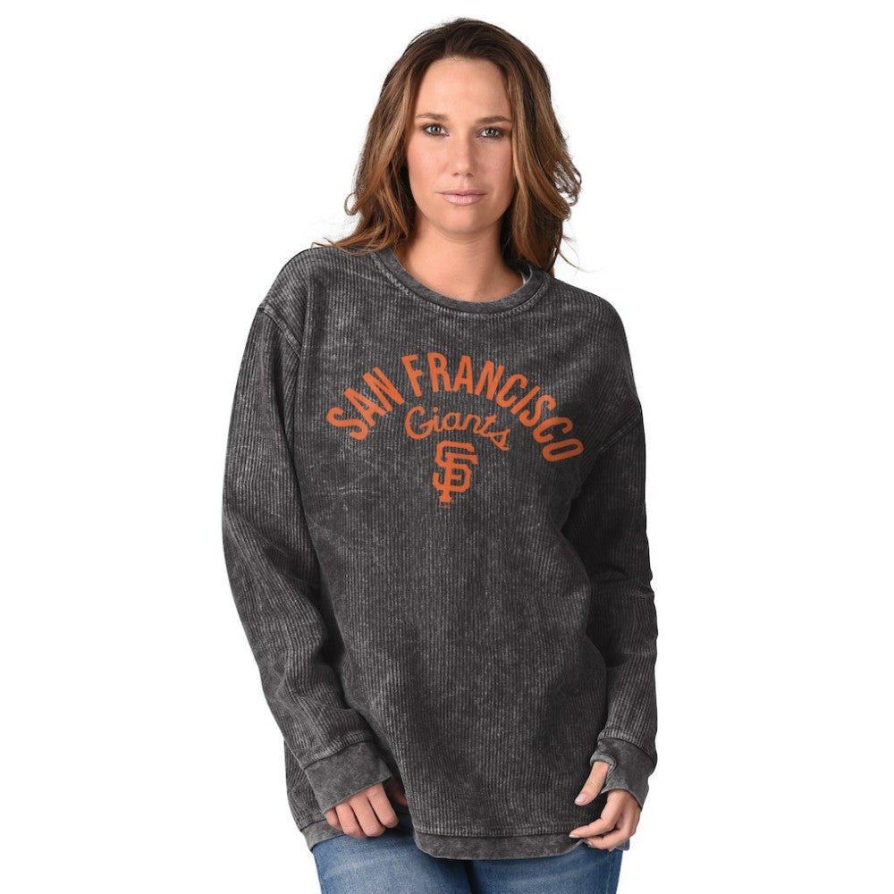 MLB San Francisco Giants G-III 4Her by Carl Banks Women's Comfy Cord Pullover Sweatshirt