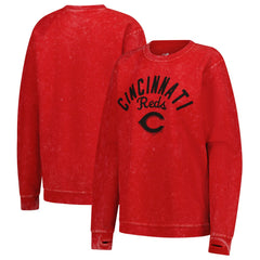 MLB Cincinnati Reds G-III 4Her by Carl Banks Women's Comfy Cord Pullover Sweatshirt