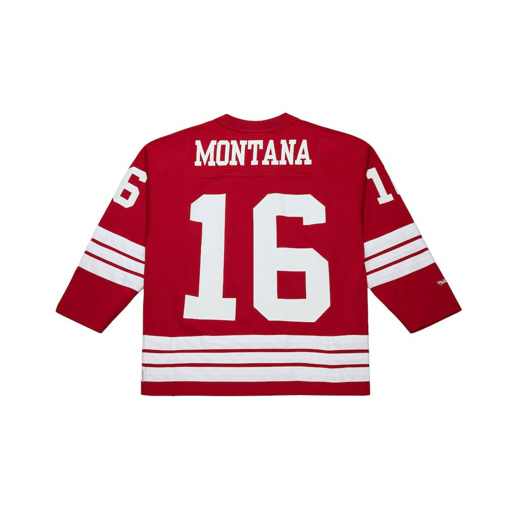 Joe Montana  Maxxed Out Fashion Hockey Jersey - San Francisco 49ers