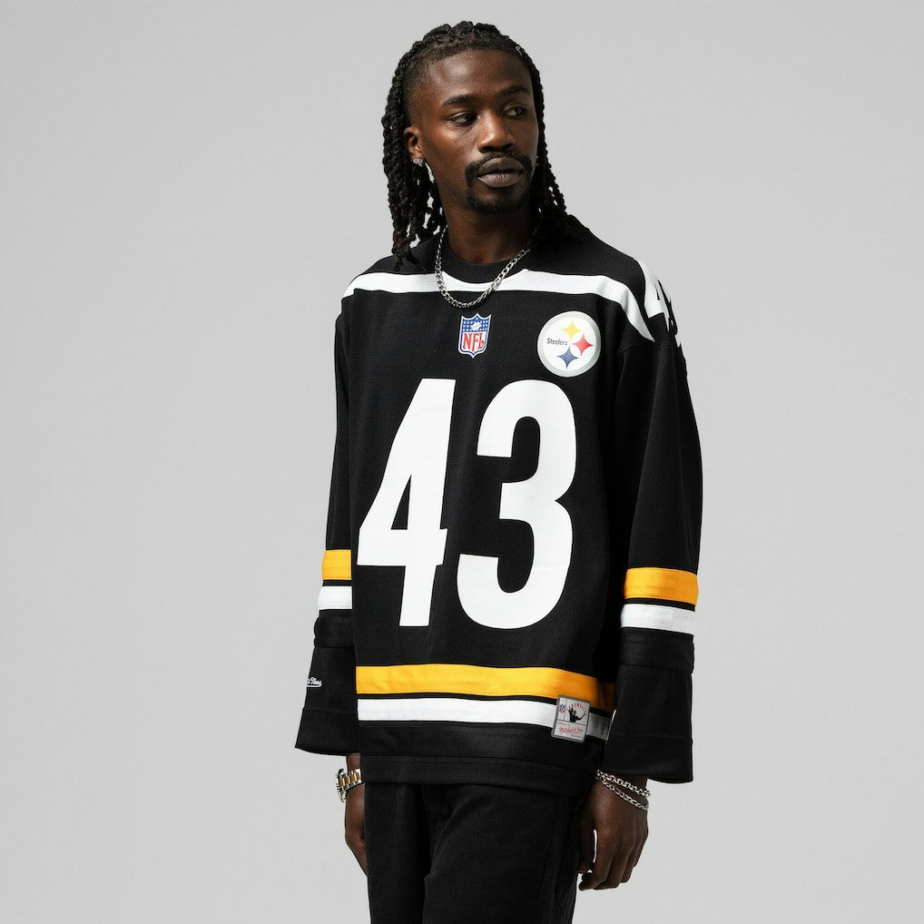 Troy Polamalu  Maxxed Out Fashion Hockey Jersey - Pittsburgh Steelers