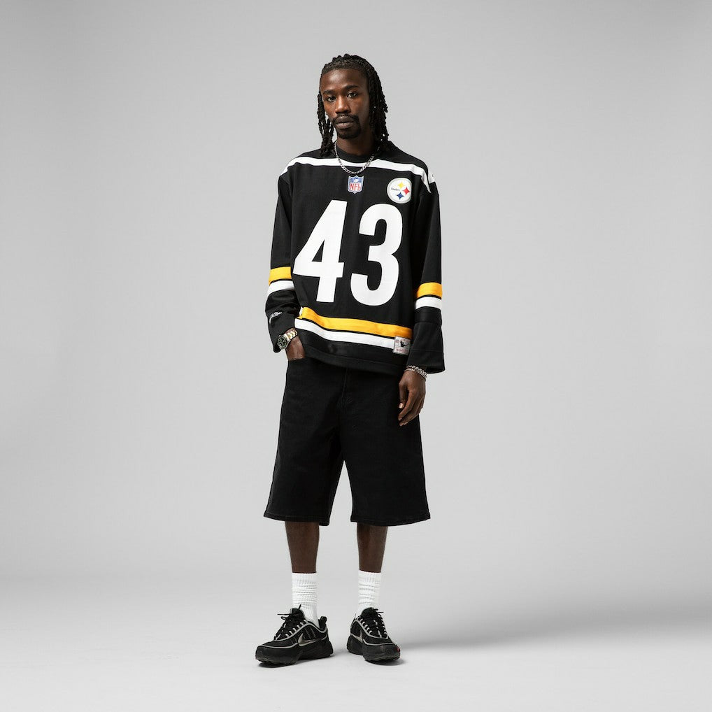 Troy Polamalu  Maxxed Out Fashion Hockey Jersey - Pittsburgh Steelers