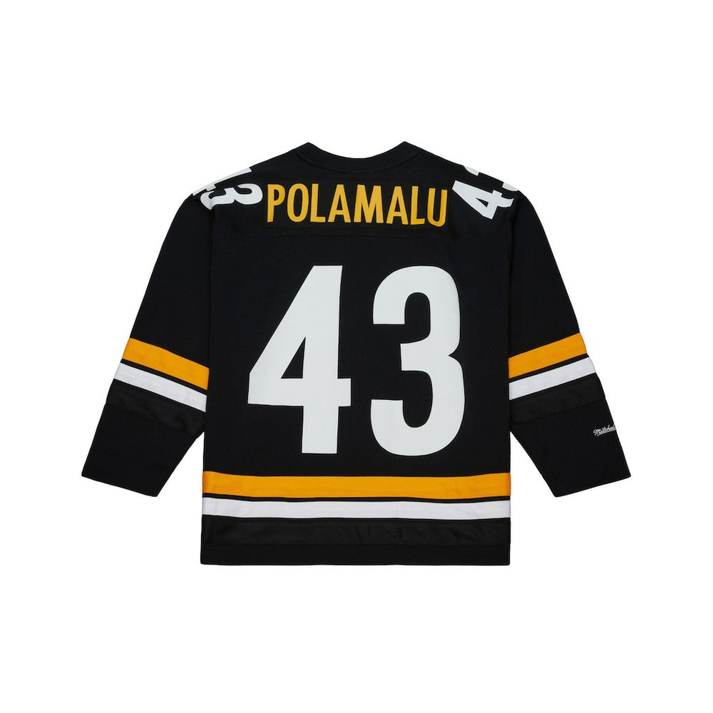 Troy Polamalu  Maxxed Out Fashion Hockey Jersey - Pittsburgh Steelers