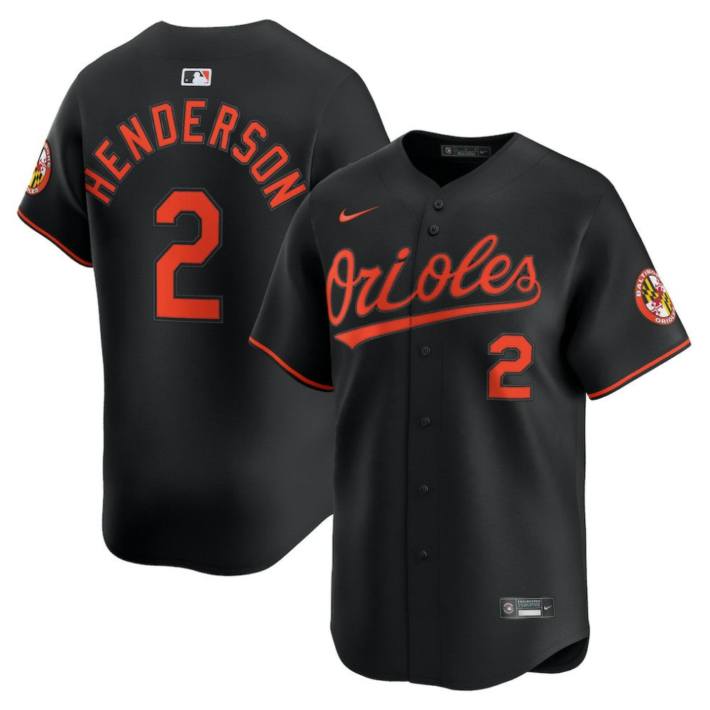 MLB Gunnar Henderson Baltimore Orioles Nike Alternate Limited Player Jersey