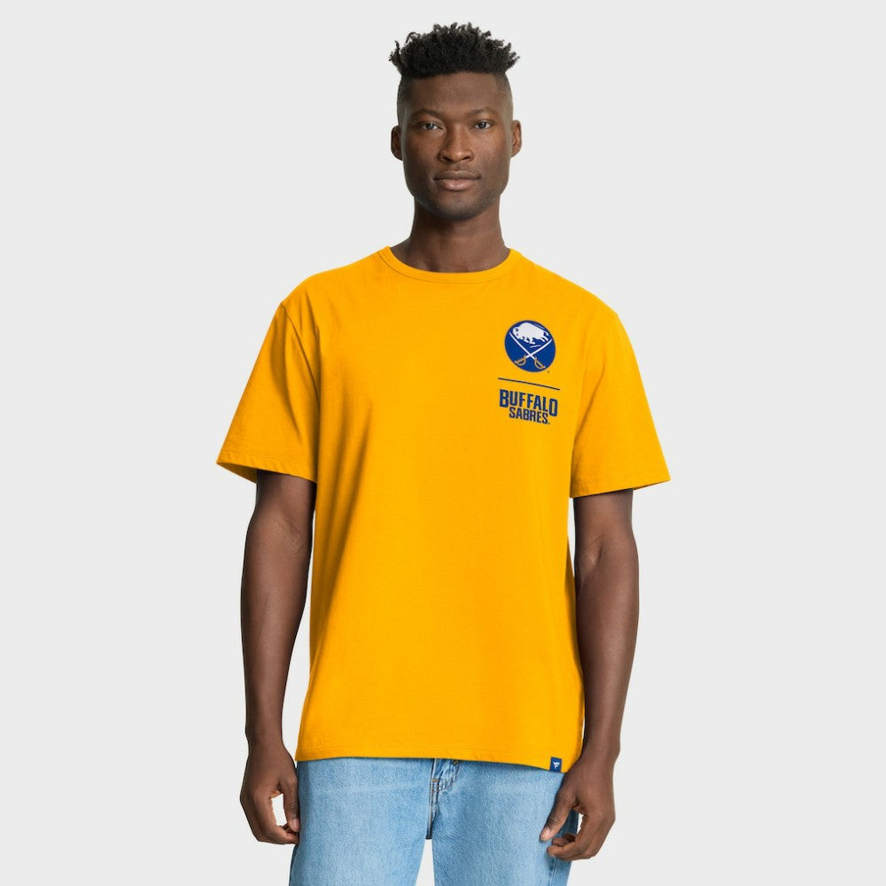 NHL Gold Buffalo Sabres Fanatics Crash The Net Legacy T-Shirt