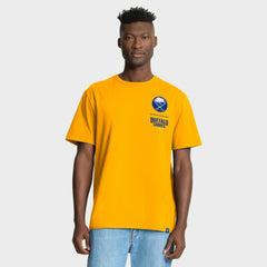 NHL Gold Buffalo Sabres Fanatics Crash The Net Legacy T-Shirt