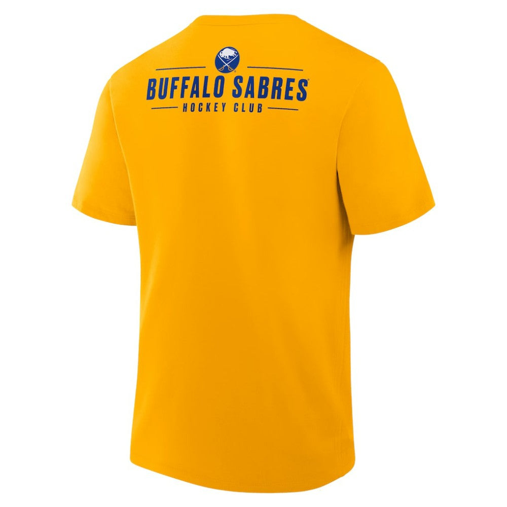 NHL Gold Buffalo Sabres Fanatics Crash The Net Legacy T-Shirt