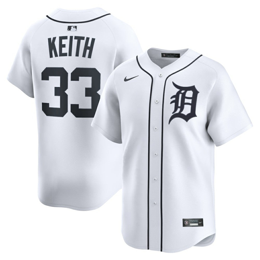 MLB Colt Keith Detroit Tigers Nike Home Limited Player Jersey