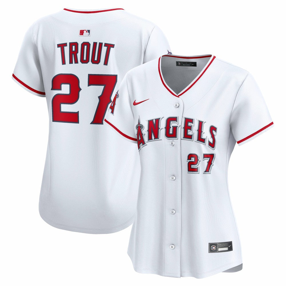 MLB Mike Trout Los Angeles Angels Nike Women's Home Limited Player Jersey
