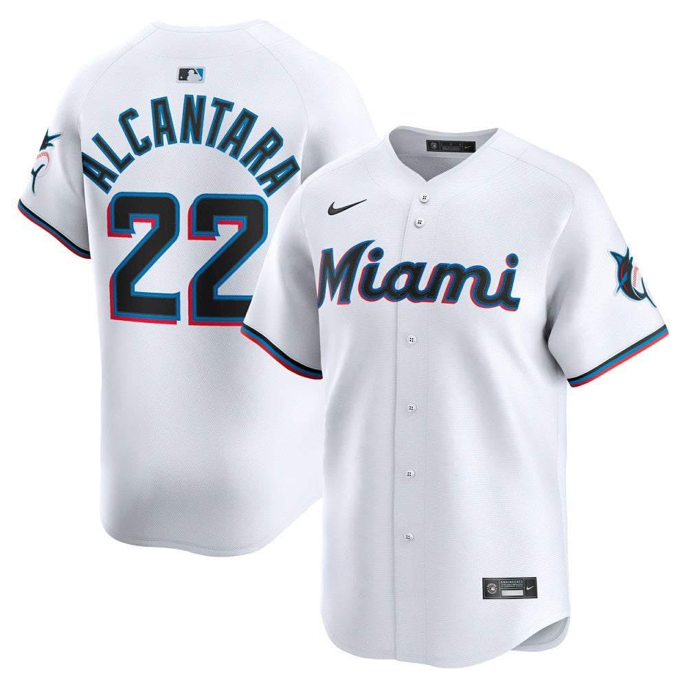 MLB Sandy Alcantara Miami Marlins Nike Home Limited Player Jersey