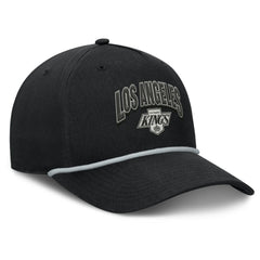 NHL Black Los Angeles Kings Fanatics Decades Collection A-Frame Adjustable Hat