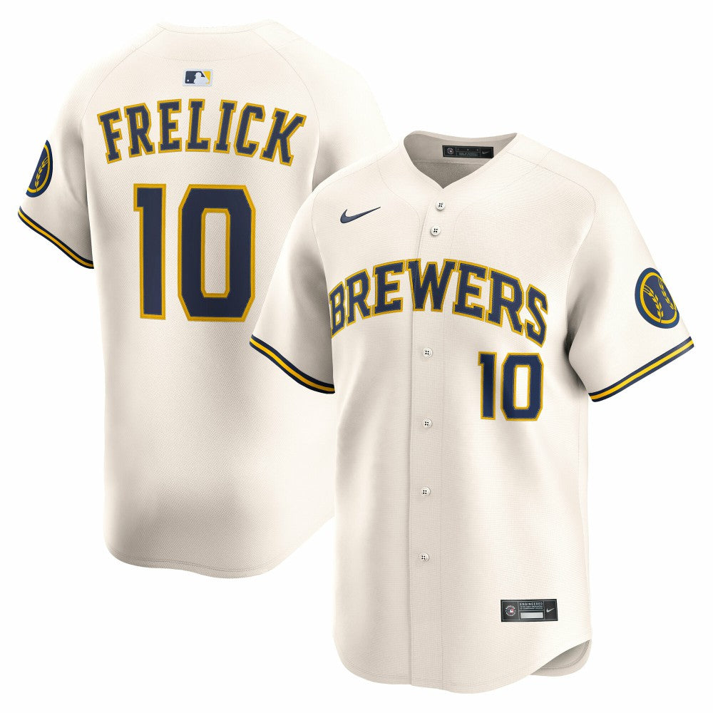 MLB Sal Frelick Milwaukee Brewers Nike Home Limited Player Jersey