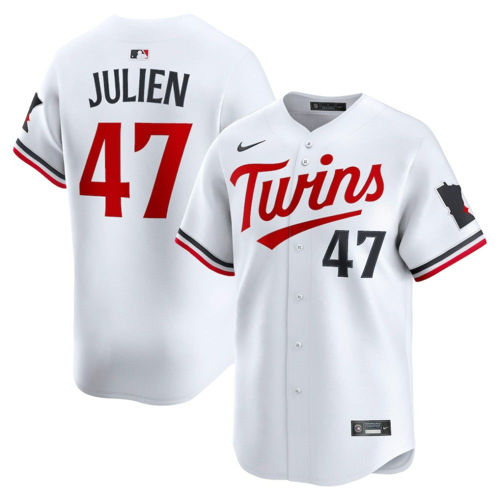 MLB Edouard Julien Minnesota Twins Nike Home Limited Player Jersey