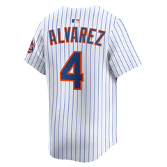 MLB Francisco Alvarez New York Mets Nike Home Limited Player Jersey
