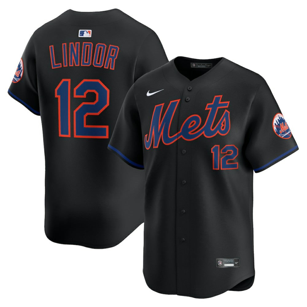 MLB Francisco Lindor New York Mets Nike Alternate Limited Jersey