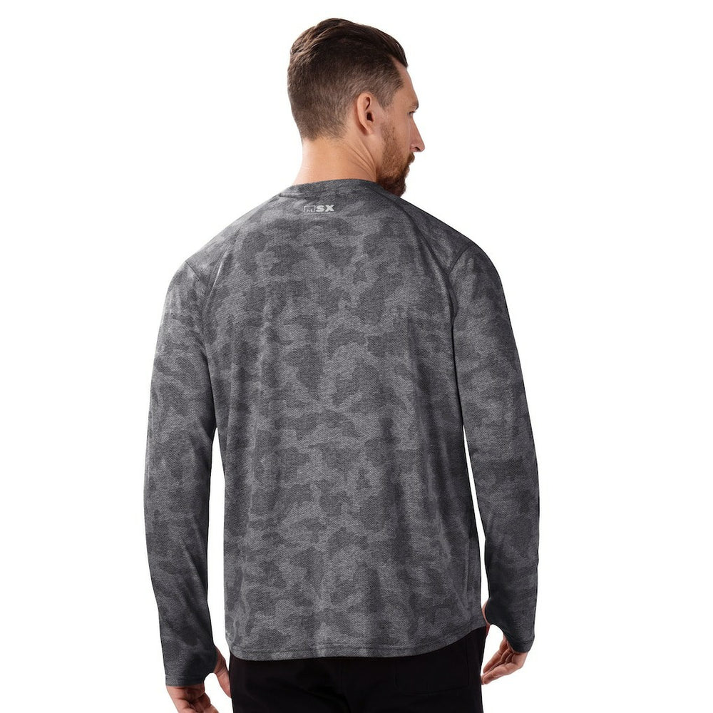 MSX by Michael Strahan Performance Camo Long Sleeve T-Shirt - Minnesota Vikings