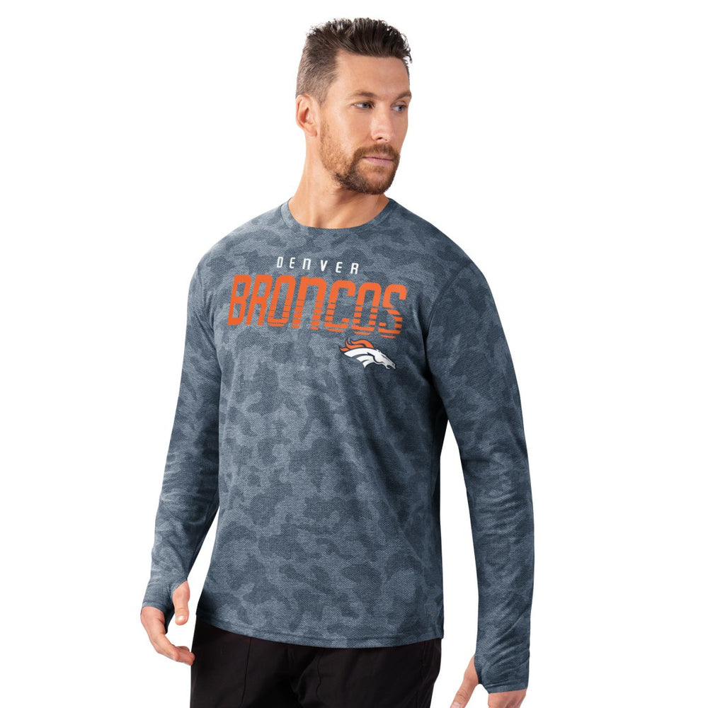 MSX by Michael Strahan Performance Camo Long Sleeve T-Shirt - Denver Broncos