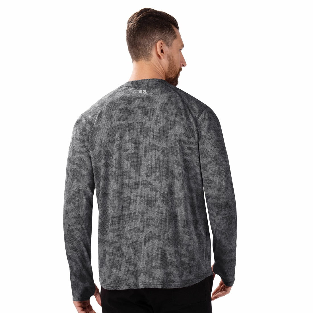 MSX by Michael Strahan Performance Camo Long Sleeve T-Shirt - Green Bay Packers