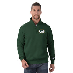 Starter Classic Quarter-Zip Pullover Sweatshirt - Green Bay Packers