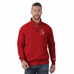 Starter Classic Quarter-Zip Pullover Sweatshirt - Tampa Bay Buccaneers