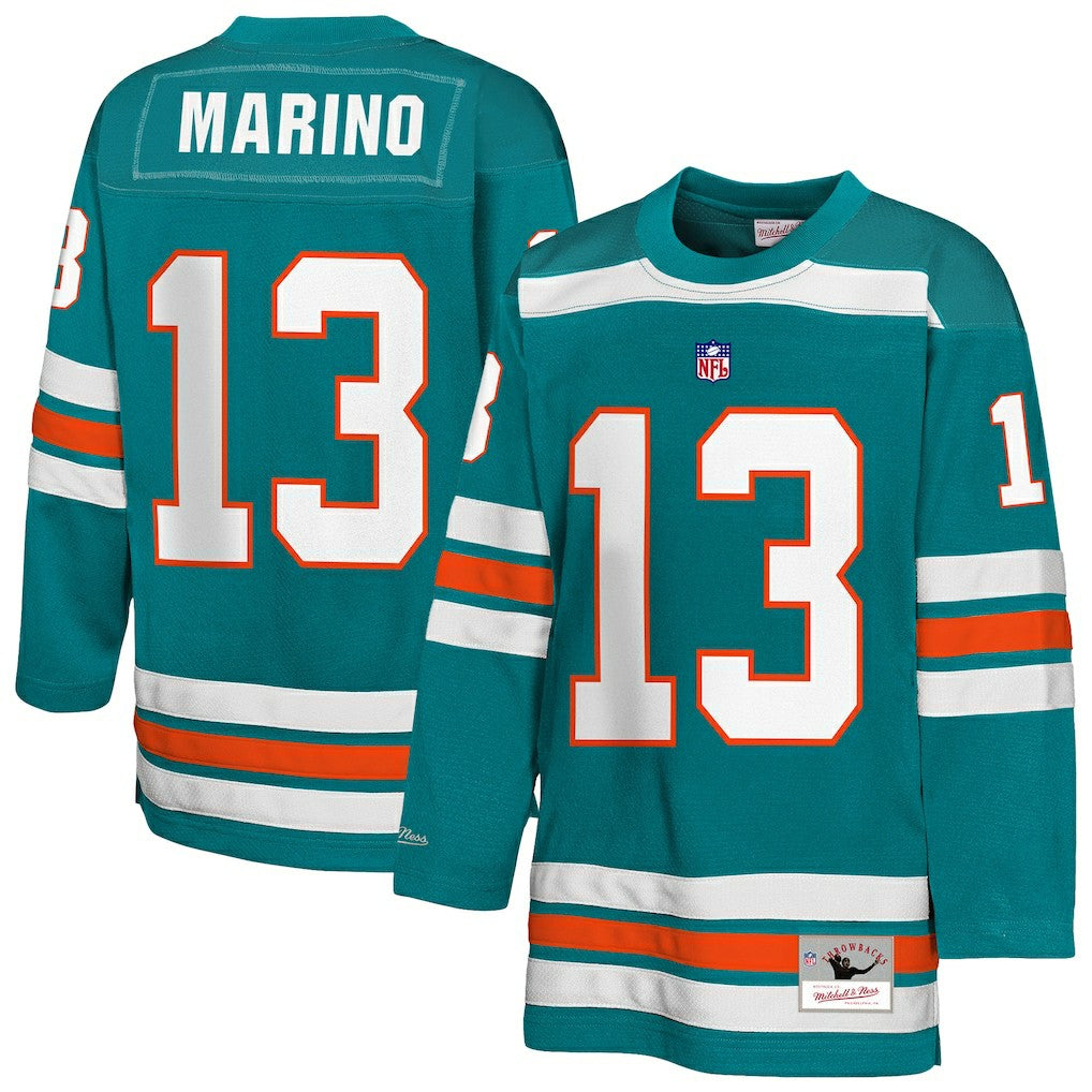 Dan Marino  Youth Hockey Fashion Jersey - Miami Dolphins