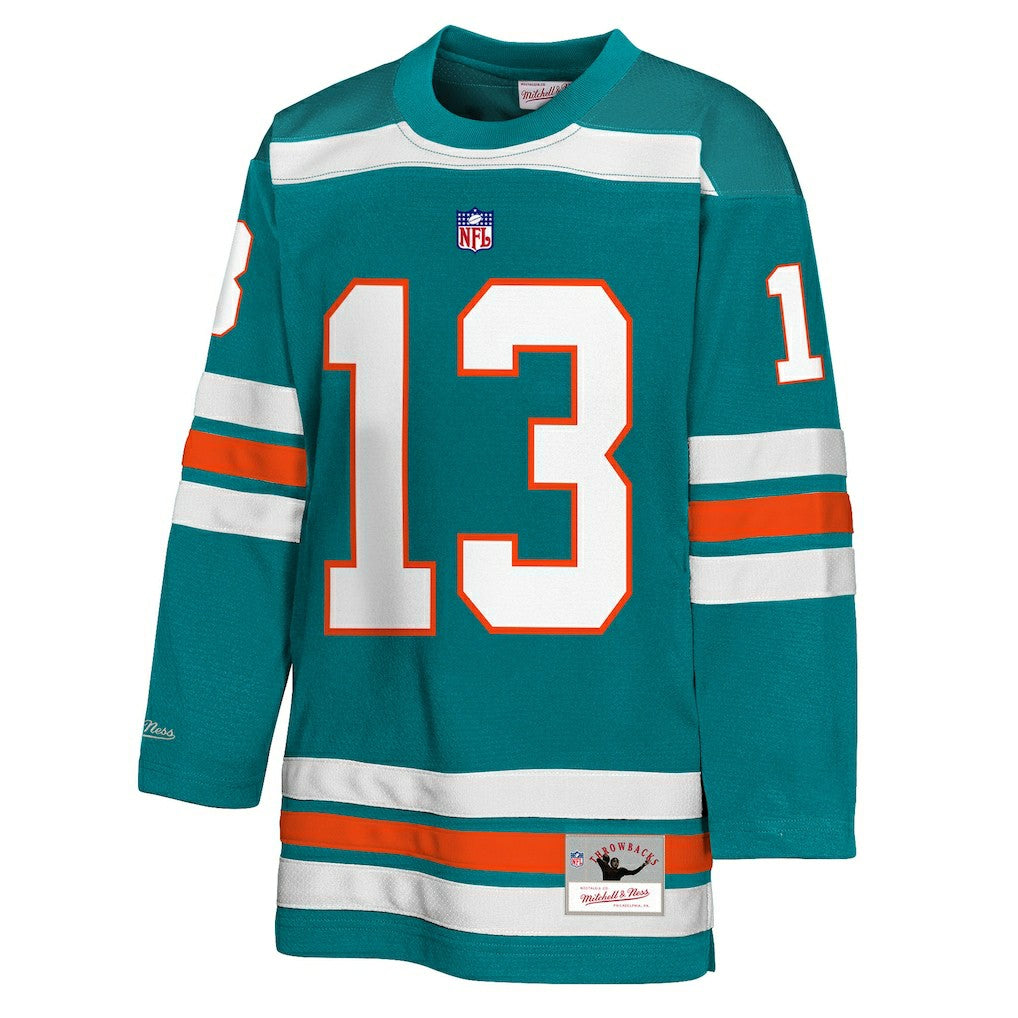 Dan Marino  Youth Hockey Fashion Jersey - Miami Dolphins