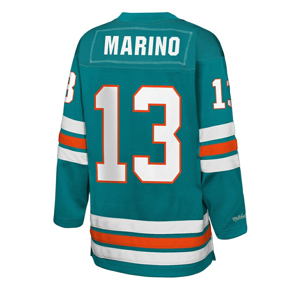 Dan Marino  Youth Hockey Fashion Jersey - Miami Dolphins