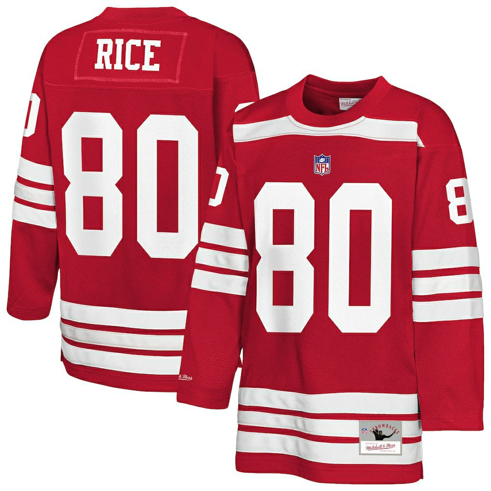 Jerry Rice  Youth Hockey Fashion Jersey - San Francisco 49ers