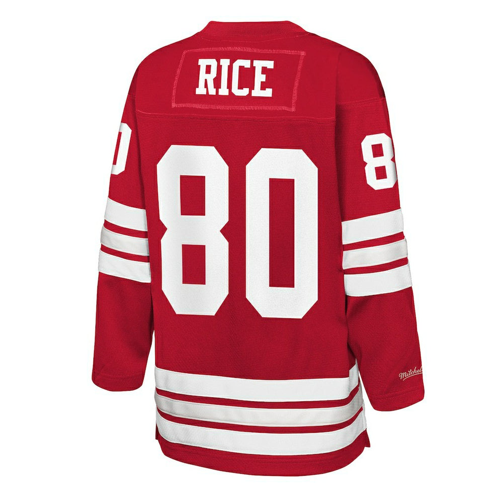 Jerry Rice  Youth Hockey Fashion Jersey - San Francisco 49ers