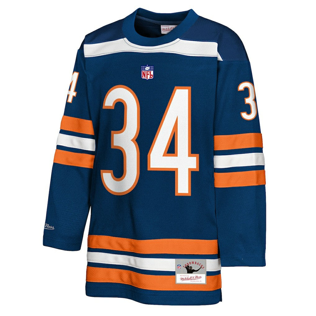 Walter Payton  Youth Hockey Fashion Jersey - Chicago Bears