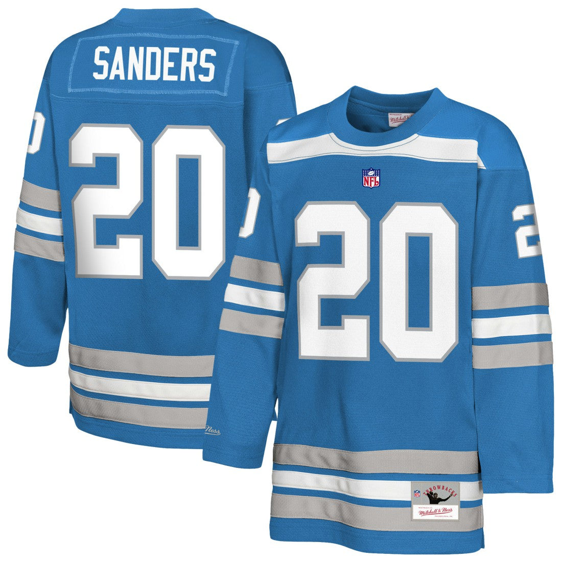 Barry Sanders  Youth Hockey Fashion Jersey - Detroit Lions