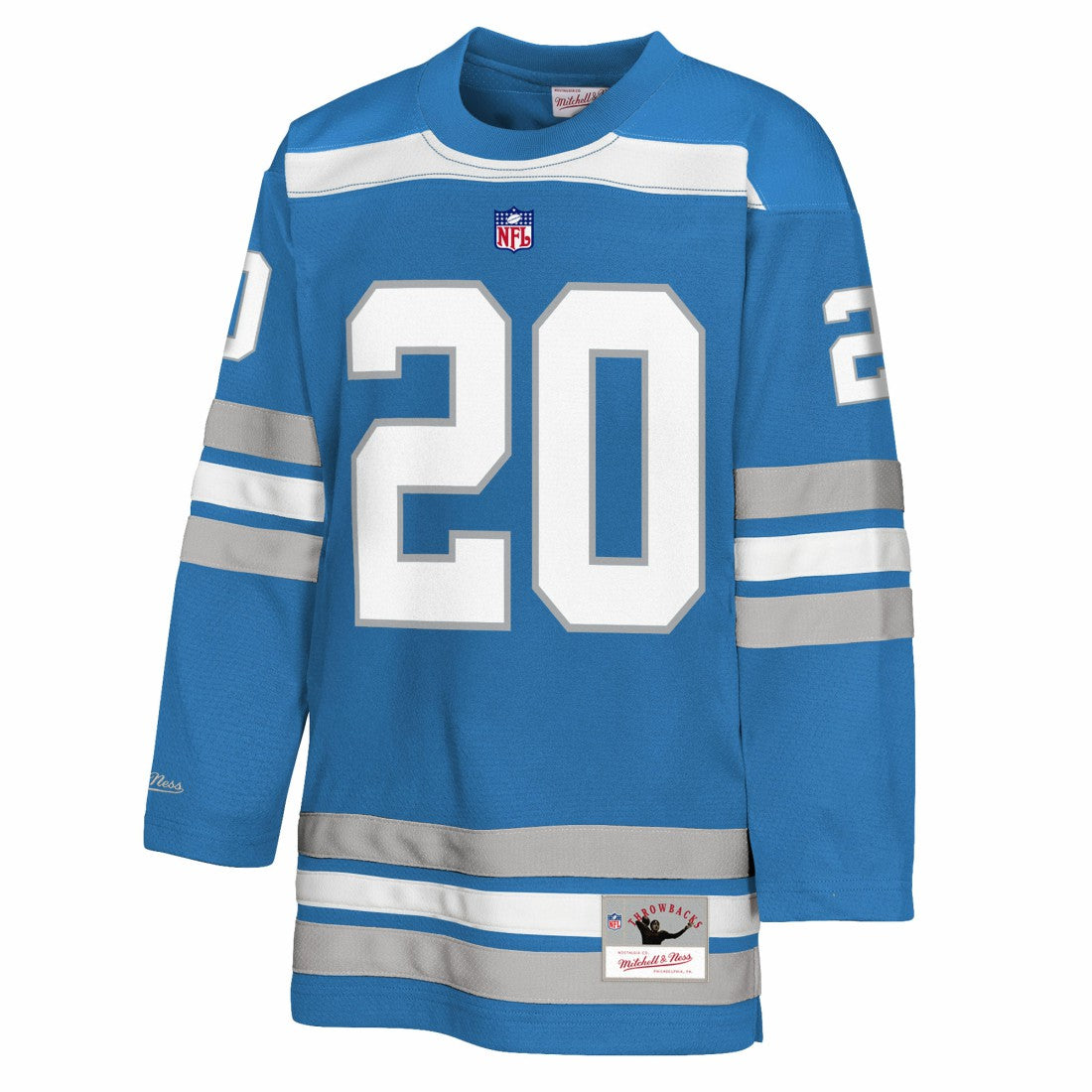 Barry Sanders  Youth Hockey Fashion Jersey - Detroit Lions