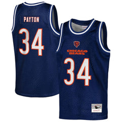 Walter Payton  Youth Retired Player NFL Basketball Fashion Jersey - Chicago Bears