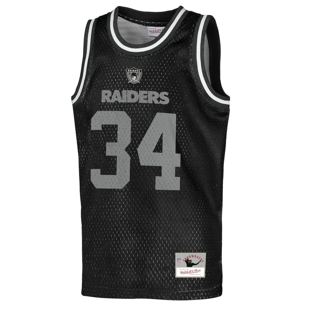 Bo Jackson  Youth Retired Player NFL Basketball Fashion Jersey - Las Vegas Raiders