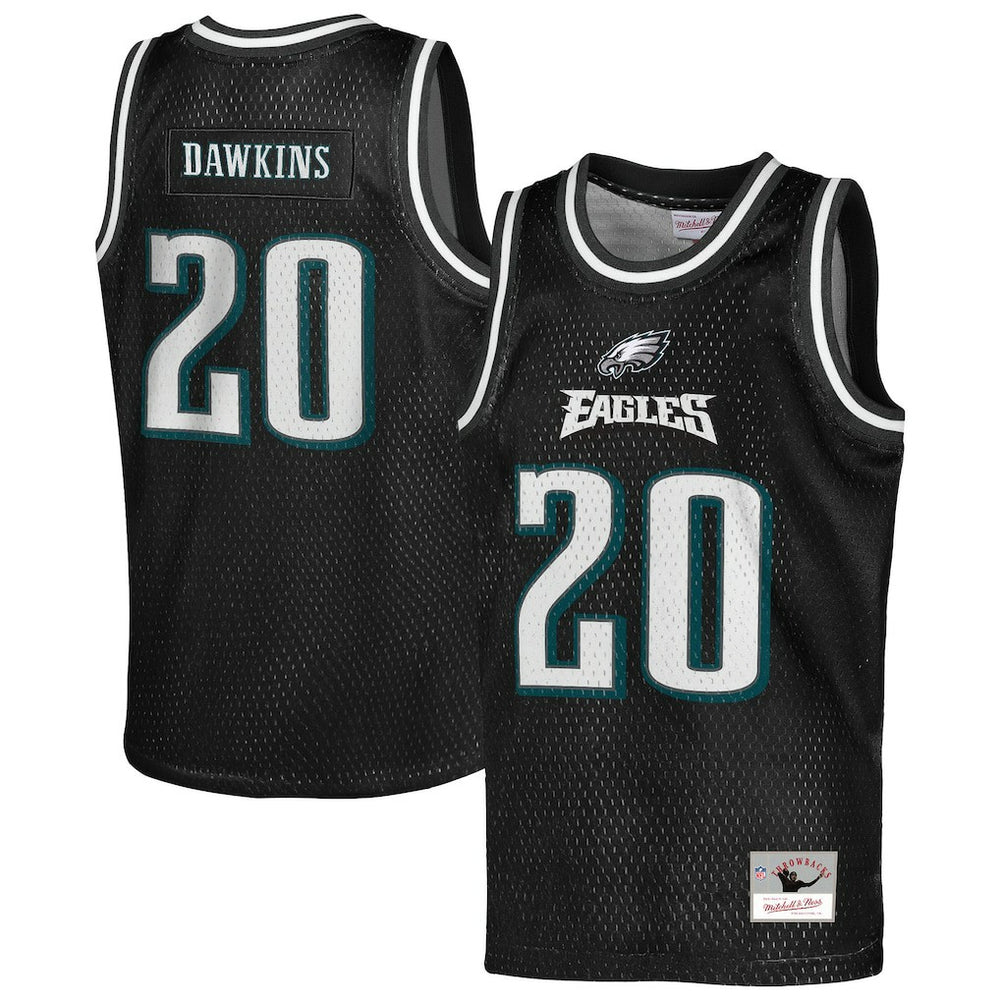 Brian Dawkins  Youth Retired Player NFL Basketball Fashion Jersey - Philadelphia Eagles