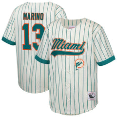 Dan Marino  Youth Retired Player Name & Number Baseball Jersey - Miami Dolphins