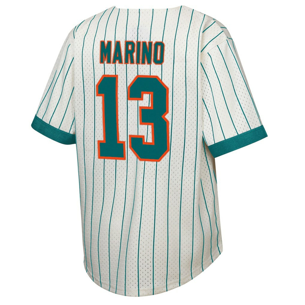 Dan Marino  Youth Retired Player Name & Number Baseball Jersey - Miami Dolphins