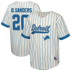 Barry Sanders  Youth Retired Player Name & Number Baseball Jersey - Detroit Lions
