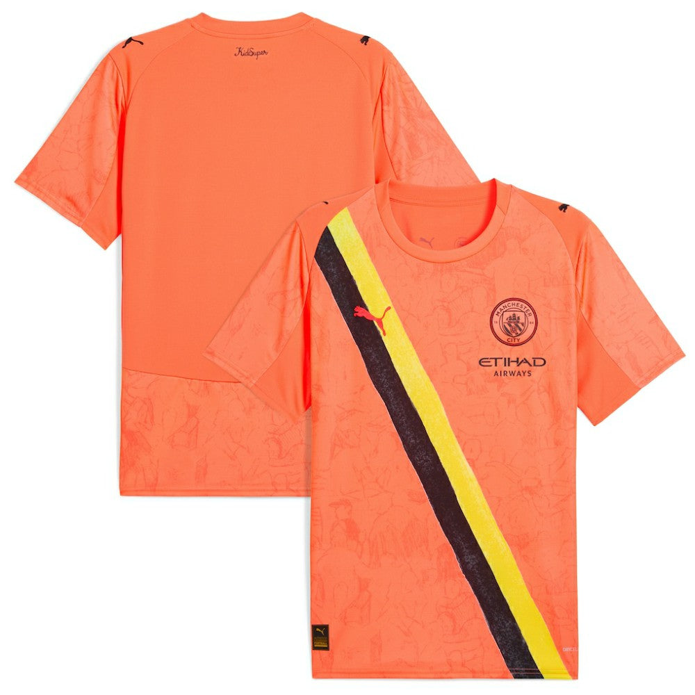 Manchester City x KidSuper 2025 FIFA Club World Cup Replica Jersey - Puma Orange