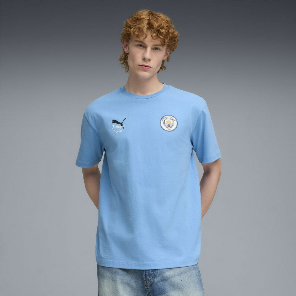 Manchester City x KidSuper 2025 FIFA Club World Cup Graphic T-Shirt - Puma Light Blue