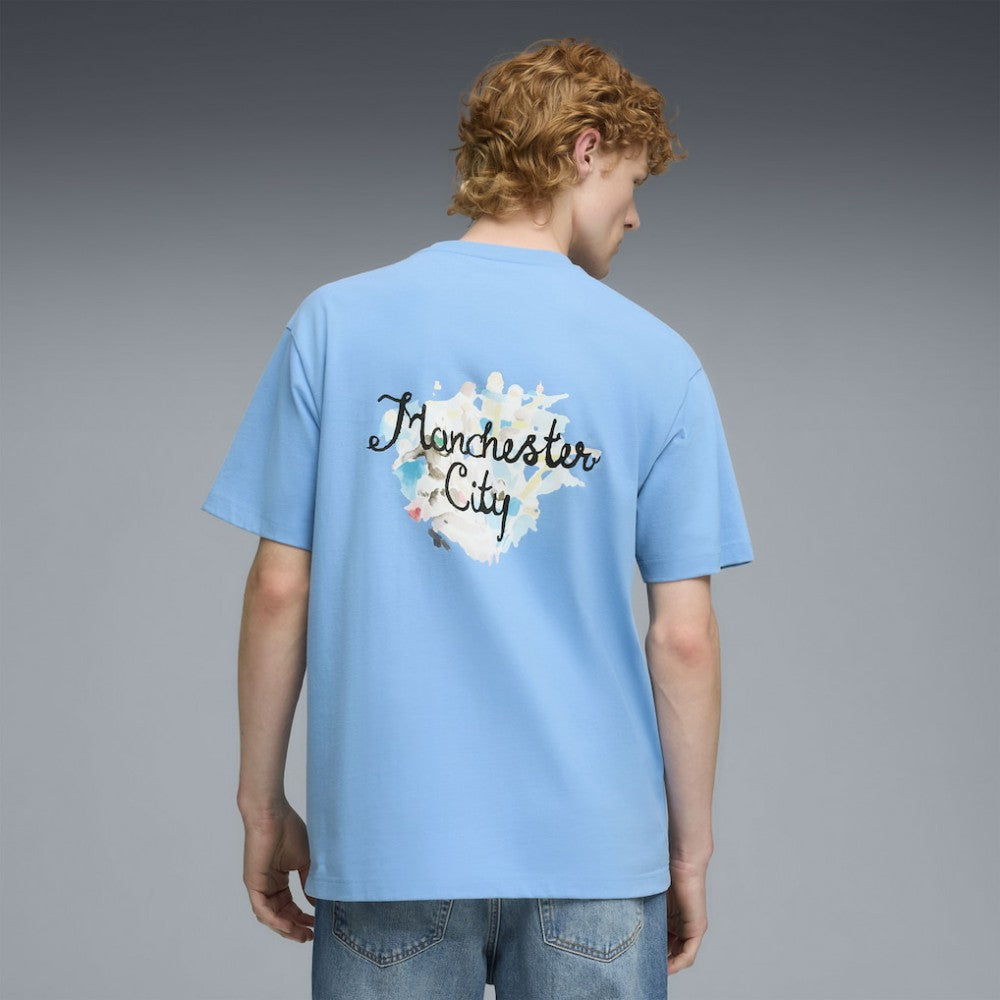 Manchester City x KidSuper 2025 FIFA Club World Cup Graphic T-Shirt - Puma Light Blue