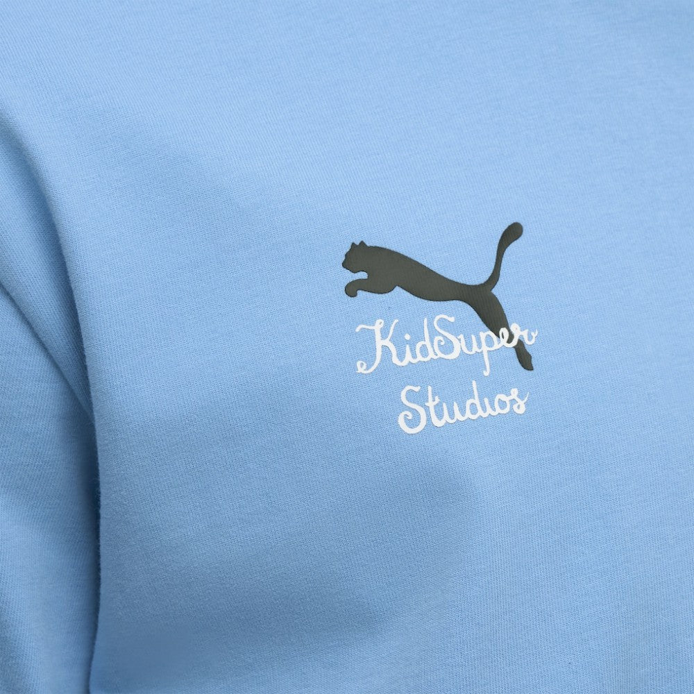 Manchester City x KidSuper 2025 FIFA Club World Cup Graphic T-Shirt - Puma Light Blue