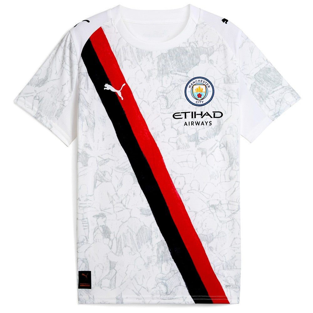 Manchester City x KidSuper Youth 2025 FIFA Club World Cup Replica Jersey - Puma White